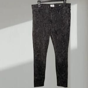 FRAME Le Skinny de Jeanne – Tonal Python Print (Women’s 32/US 6-8)